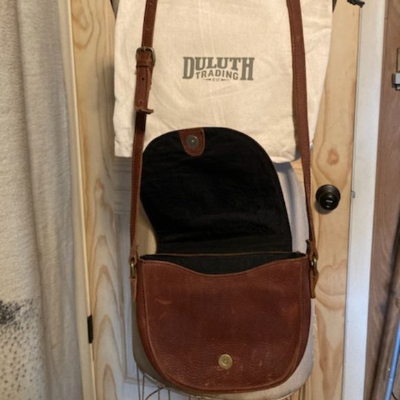 Duluth Trading Co. Brown Life Time Leather Bag - Picture 3 of 7